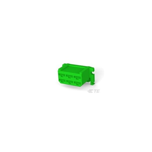 Te Connectivity F-F REC HSG 6P GREEN - 1-171432-5