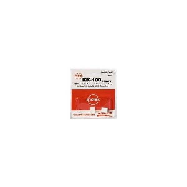 Molex Headers & Wire Housings Kk-100 Connector Kit Recep And Term 4Ckt - 766500090