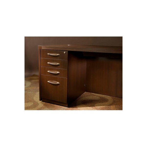 Safco Safco Aberdeen Mobile PBBF Pedestal Kit for Desk 15-1/4"W x 26 1/2"D x 27-1/2"H Mocha - APBBF26LDC