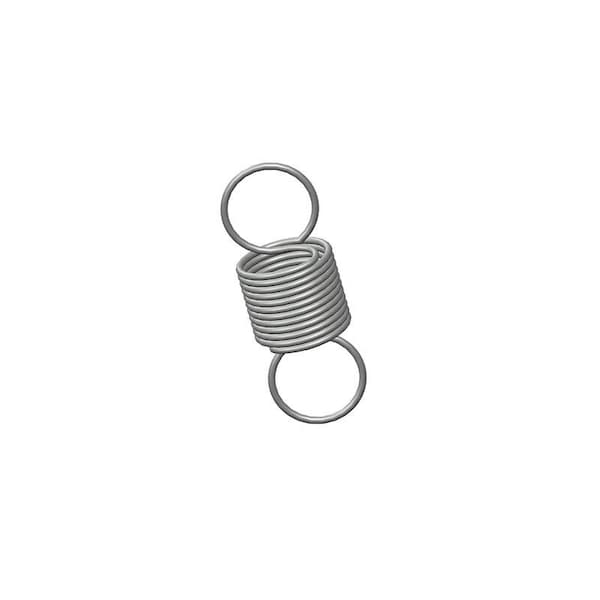 Approved Vendor Extension Spring, O= .500, L= 1.38, W= .037 - G009971216