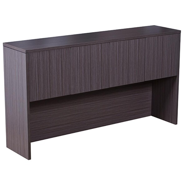 Norstar Four Door Hutch, Driftwood - 66 in. - N140-DW