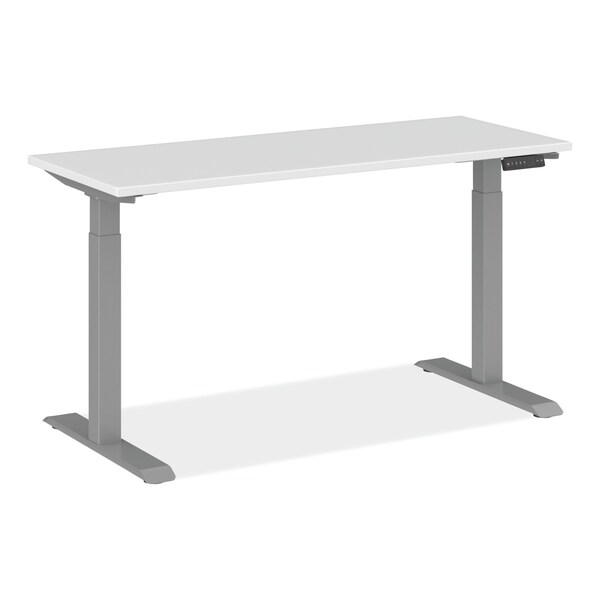 Alera Tables, 24" D X 30"-49" H, 60" W X White - ALEHT3SAGBD