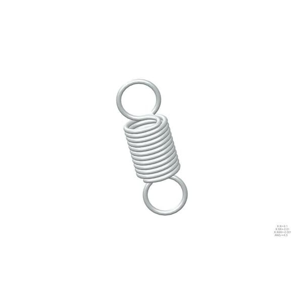 Approved Vendor Extension Spring, O=1.125, L= 3.50, W= .125 - G509969164
