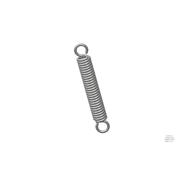 Approved Vendor Extension Spring, O=1.000, L= 6.63, W= .177 S/U - G909965926