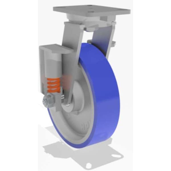 Hamilton Swivel Spring, Loaded Ch 12X3 Poly-Soft - S-SPCH-12SPT-1