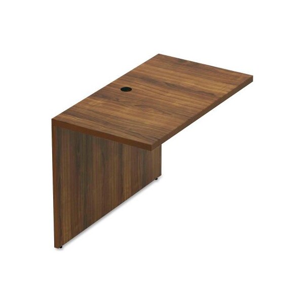 Lorell Lorell Desk Bridge - 41.4" x 23.6" x 30" - Walnut - Chateau Series - 34325