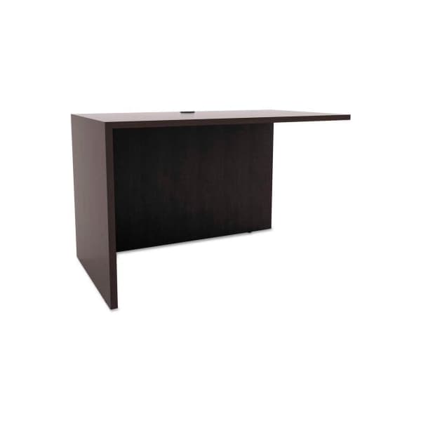 Alera Alera Reversible Return/Bridge Shell - 42"W x 23-5/8"D - Espresso - Valencia Series - VA354224ES