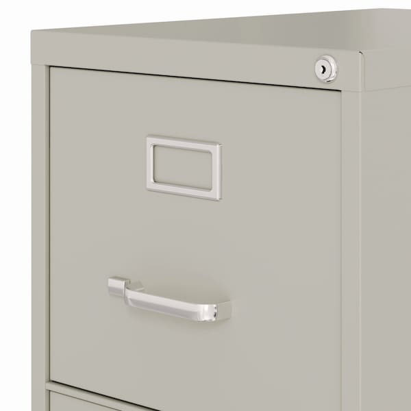 Alera Two-Drawer Economy Vertical File, 2 Letter-Size File Drawers, Light Gray, 15 in.x25 in.x28.38 in. - 26135