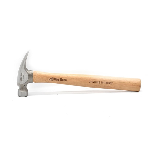 Big Horn California Claw Hammer, Hickory Handle, 16 Oz - 15127