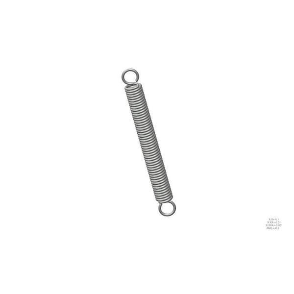 Approved Vendor Extension Spring, O=1.000, L= 9.00, W= .148 - G609968739