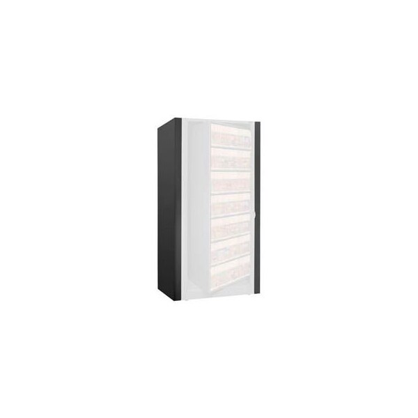 Datum Filing Systems Rotary File Cabinet Components, Legal End Panel Kit, 7-High, Black - XLG-7E-T25