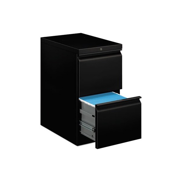 Hon HON, EFFICIENCIES MOBILE FILE/FILE PEDESTAL, 15W X 22.88D X 28H, BLACK - 33823RP
