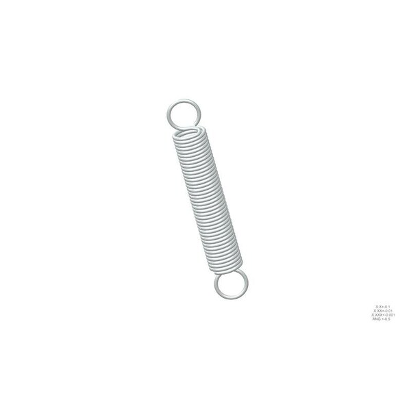 Approved Vendor Extension Spring, O=1.125, L= 7.00, W= .125 - G209969389