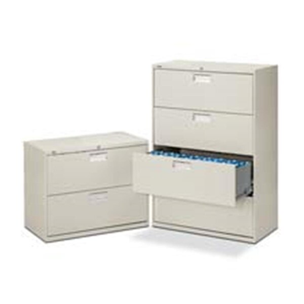Convenience Concepts HON682LL 2 Drawer Lateral File W-Lock- 36in.x19-.25in.x28-.38in.- Putty - HI2489931