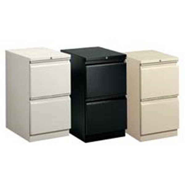 The Hon Co Mobile Pedestal- File-File- R Pull- 15In.X22-.88In.X28In.- Lt. Gray - HON33823RQ