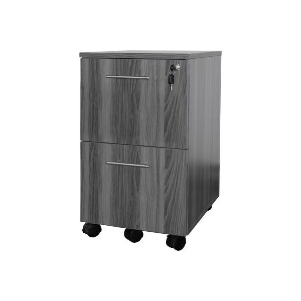 Safco Safco Medina Series File-File Mobile Pedestal Gray Steel - MNFFLGS