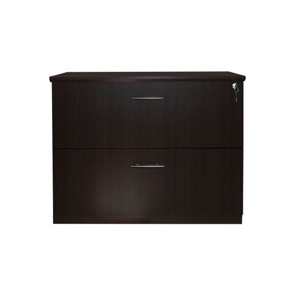 Safco Safco Medina Series 2 Drawer Lateral File Mocha - MVLFLDC