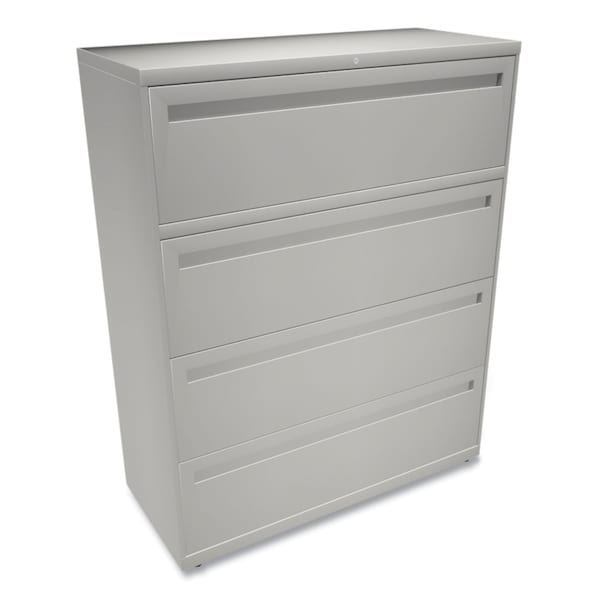 Hon 42" W 4 Drawer File Cabinet, Light Gray, A4/Legal/Letter - H794.L.Q