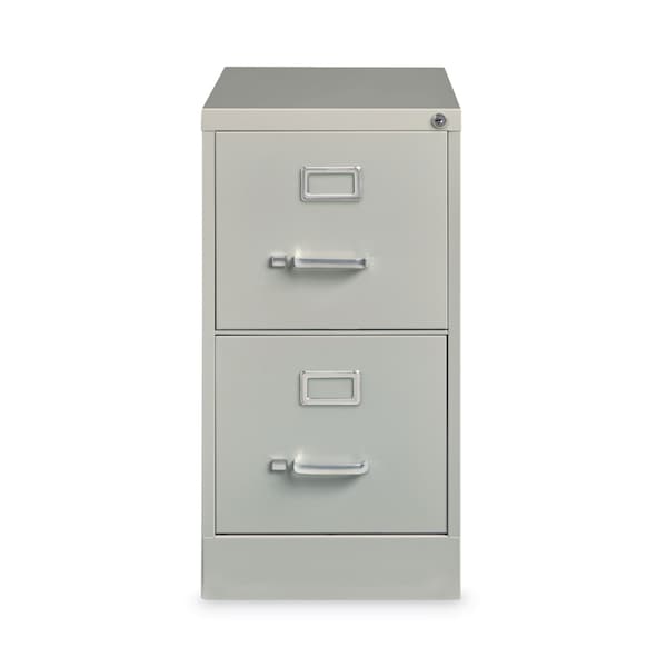 Hirsh Industries 15 in W 2 Drawer File Cabinets, Light Gray, Letter - HVF152629LG