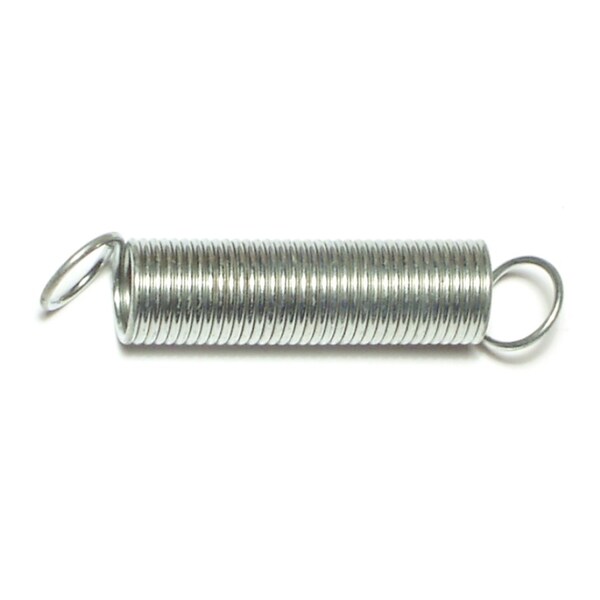 Midwest Fastener 3/8" x 1-7/8" x .035" WG Steel Extension Springs 6PK - 18524
