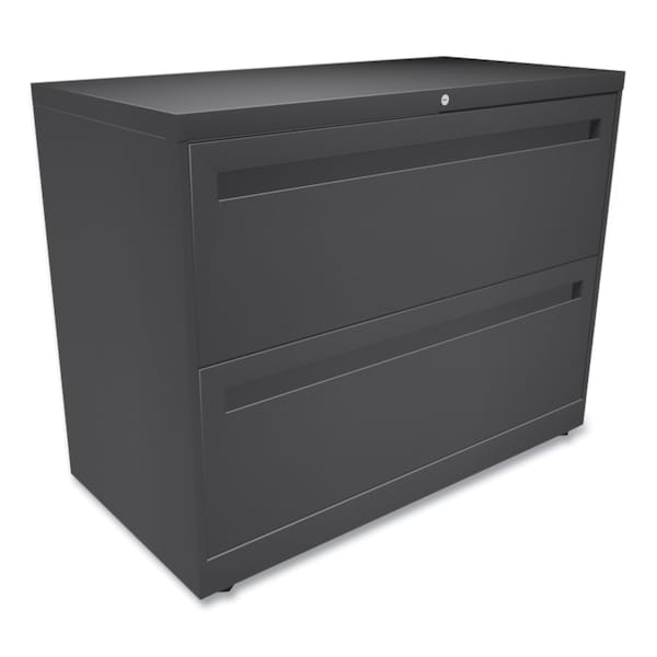 Hon 36" W 2 Drawer File Cabinet, Charcoal, A4/Legal/Letter - H782.L.S