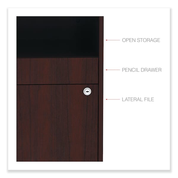 Alera 29-1/2" W 2 Drawer File Cabinets, Mahogany, Legal/Letter - ALELS583020MY