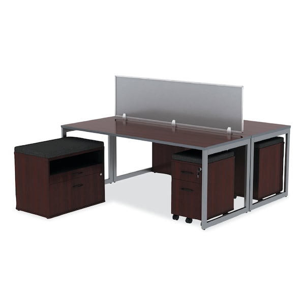 Alera 29-1/2" W 2 Drawer File Cabinets, Mahogany, Legal/Letter - ALELS583020MY
