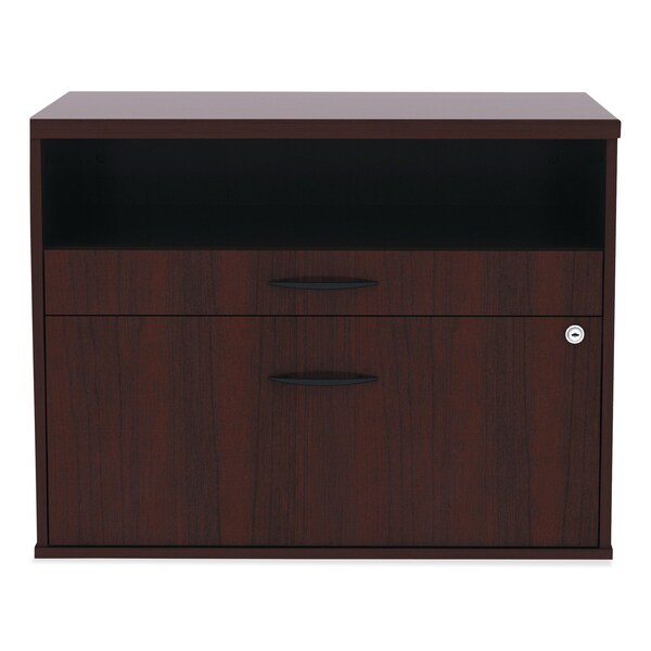 Alera 29-1/2" W 2 Drawer File Cabinets, Mahogany, Legal/Letter - ALELS583020MY