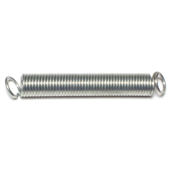 Midwest Fastener 1/2" x 3-5/8" x .065" WG Steel Extension Springs 1 12PK - 18550