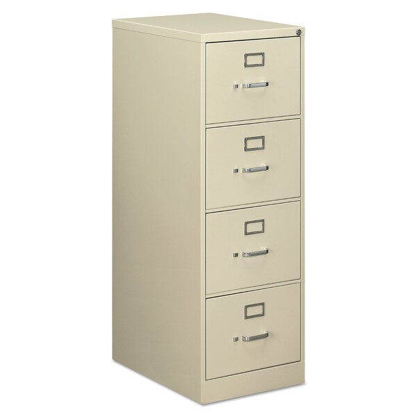 Alera 18 in W 4 Drawer File Cabinets, Putty, Legal - 25428