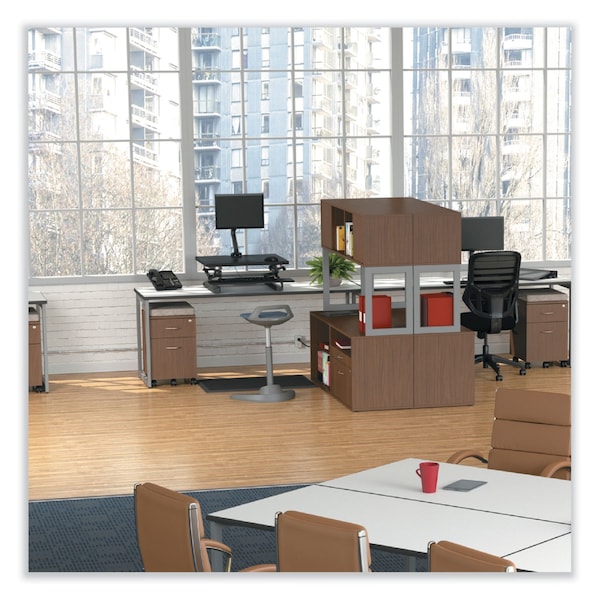 Alera 29-1/2" W 2 Drawer File Cabinets, Modern Walnut, Legal/Letter - ALELS583020WA