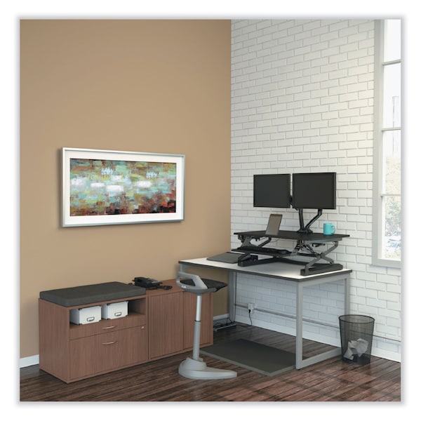 Alera 29-1/2" W 2 Drawer File Cabinets, Modern Walnut, Legal/Letter - ALELS583020WA