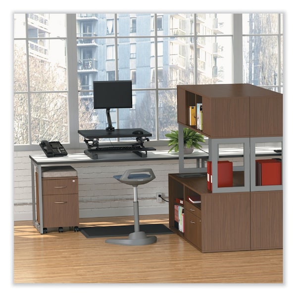 Alera 29-1/2" W 2 Drawer File Cabinets, Modern Walnut, Legal/Letter - ALELS583020WA