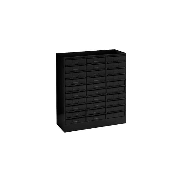 Tennsco Tennsco Drawer Cabint 3085-BLK - 30 Drawer Legal Size, 30-5/8"W X 14-5/8"D X 33-7/16"H, Black - 3085-BLK