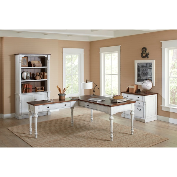 Durham Mfg Durham 3 Drawer Lateral File Cabinet in White - IMDU455
