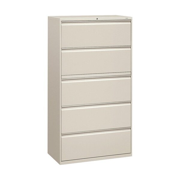 Hon FILE, LAT, 36in- 5 DRAWER, LGY - HON885LQ