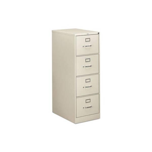 Hon HON, 310 SERIES FOUR-DRAWER FULL-SUSPENSION FILE, LEGAL, 18.25W X 26.5D X 52H, LIGHT GRAY - 314CPQ