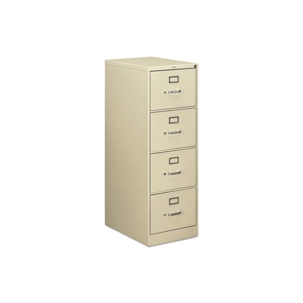 Hon HON, 510 SERIES FOUR-DRAWER FULL-SUSPENSION FILE, LEGAL, 18.25W X 25D X 52H, PUTTY - 514CPL