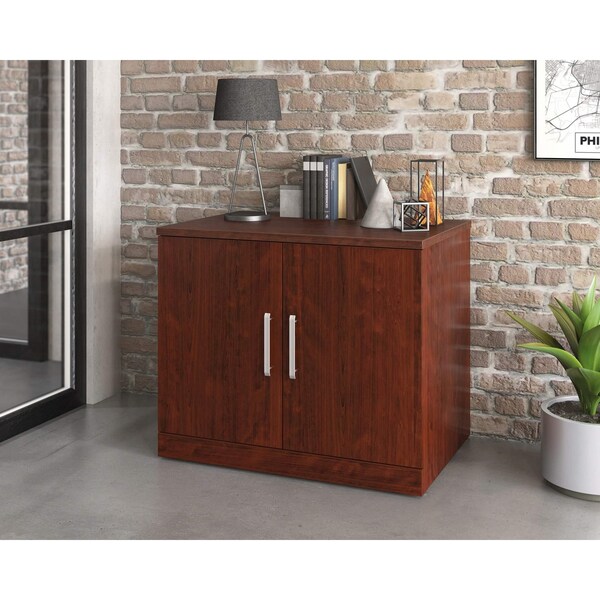 Officeworks By Sauder Affirm 36 in. Storage Cabinet With Doors Cc - 427057