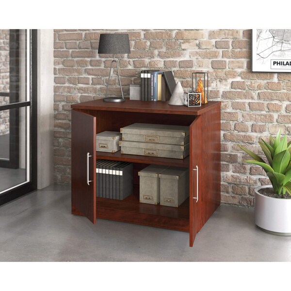 Officeworks By Sauder Affirm 36 in. Storage Cabinet With Doors Cc - 427057