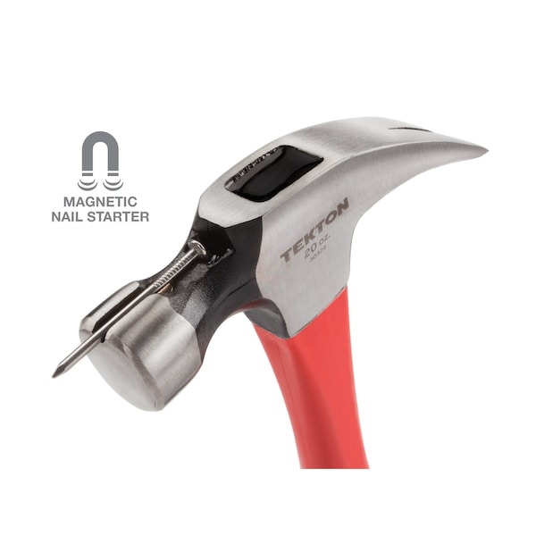 Tekton 20 oz. Jacketed Fiberglass Magnetic Head Rip Hammer - 30324