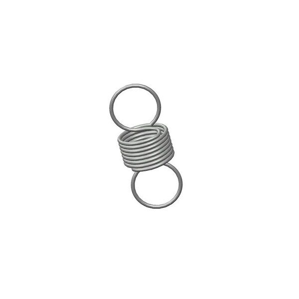 Approved Vendor Extension Spring, O= .500, L= 1.25, W= .037 - G609970787