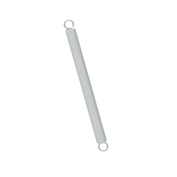 Approved Vendor Extension Spring, O= .125, L= 1.75, W= .016 - G909974003