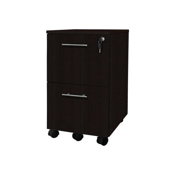 Safco Safco Medina Series File-File Mobile Pedestal Mocha - MNFFLDC