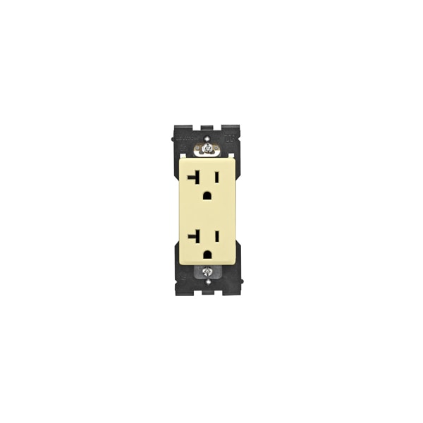 Leviton NEMA NEMA 5-20R 1.69 in H x Wallplate Mount - RER20-CS