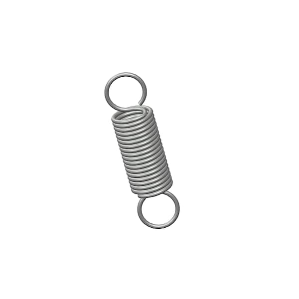 Approved Vendor Extension Spring, O= .359, L= 1.38, W= .037 R - G909964608
