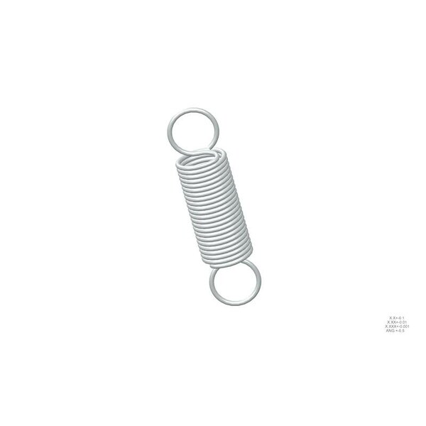 Approved Vendor Extension Spring, O=1.125, L= 4.50, W= .105 - G609969187