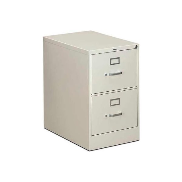 Hon HON - 310 Series 2 Drawer Vertical File 26-1/2"D Legal Light Gray - HON312CPQ