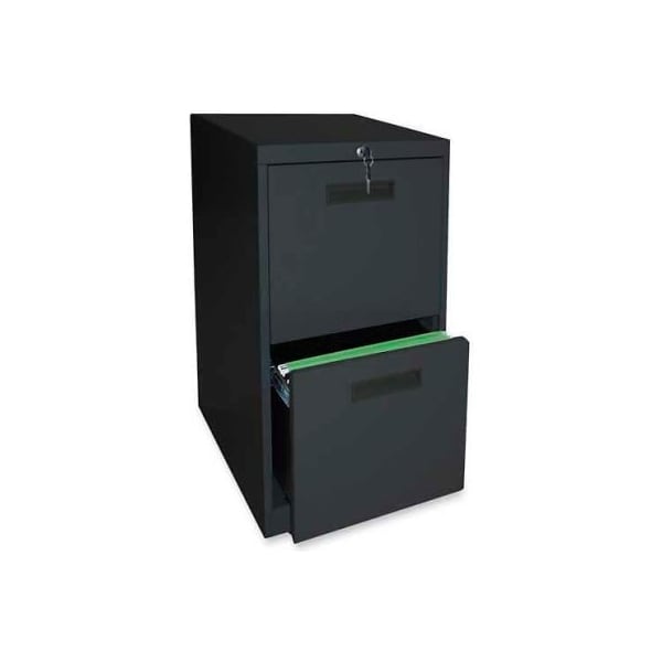 Sp Richards Lorell File/File Mobile Pedestal File, 15"W x 23"D x 28"H, Black - LLR67733