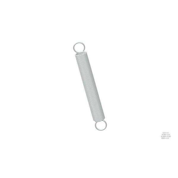 Approved Vendor Extension Spring, O=1.000, L= 8.00, W= .095 - G709966956